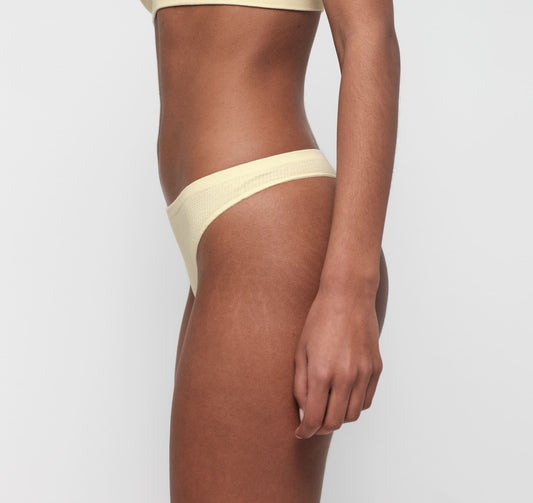 Seamless Waffle Thong