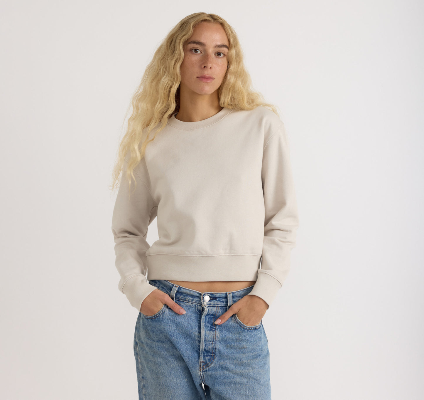 Weekend Boxy Crewneck Sweatshirt