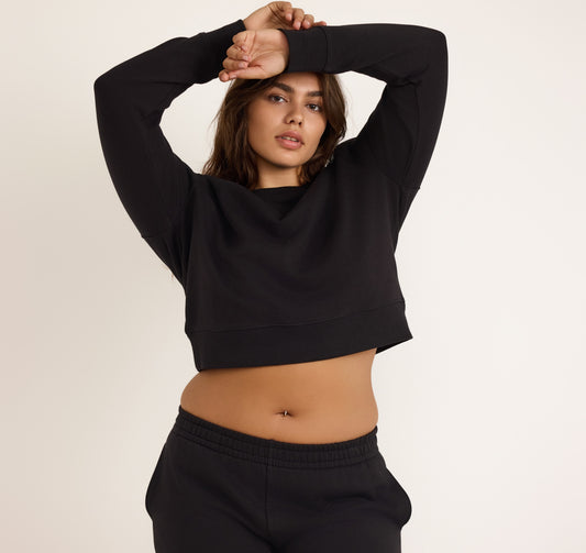 Weekend Boxy Crewneck Sweatshirt