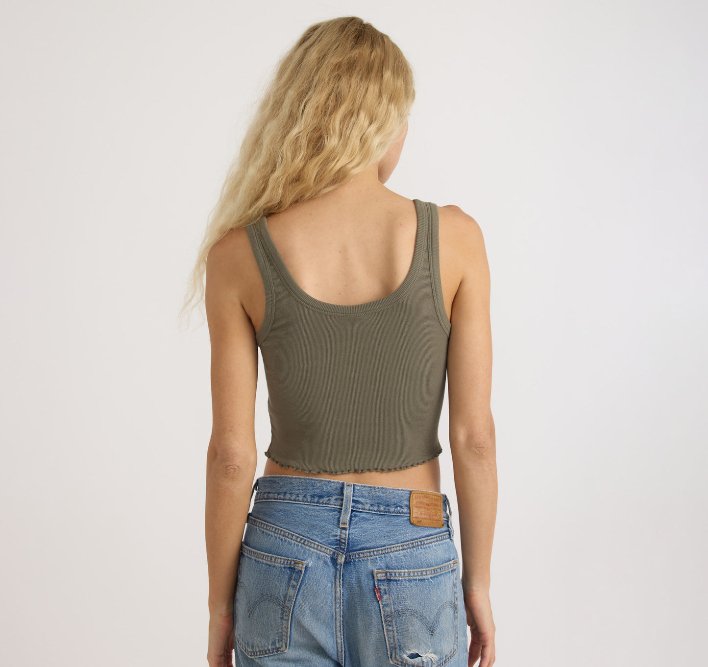 Core Rib Crop Tank Top