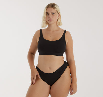 Core Rib High-Leg Briefs